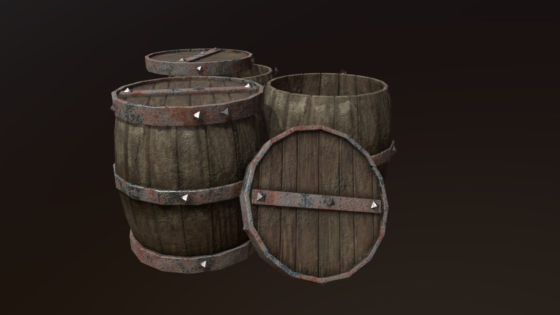 WIP - Barrels - 3D model by Daniel Langley (@sirdannymacfinn) [c350f0c ...