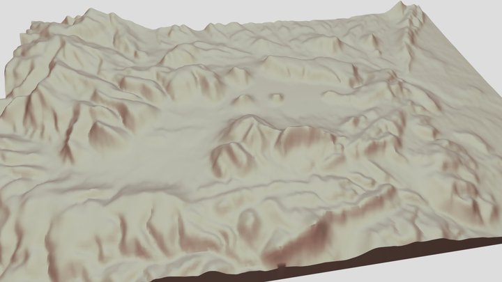 Terrain_Salagou 3D Model