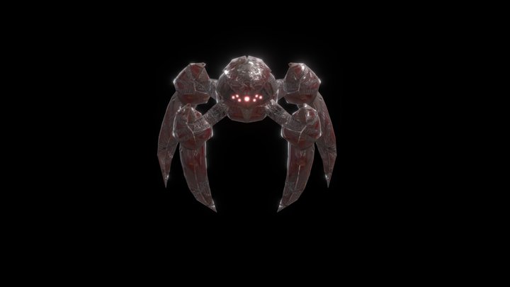 test black spider 3D Model