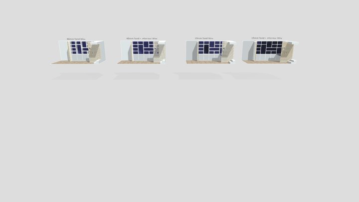 bibliothèque bureau 3D Model