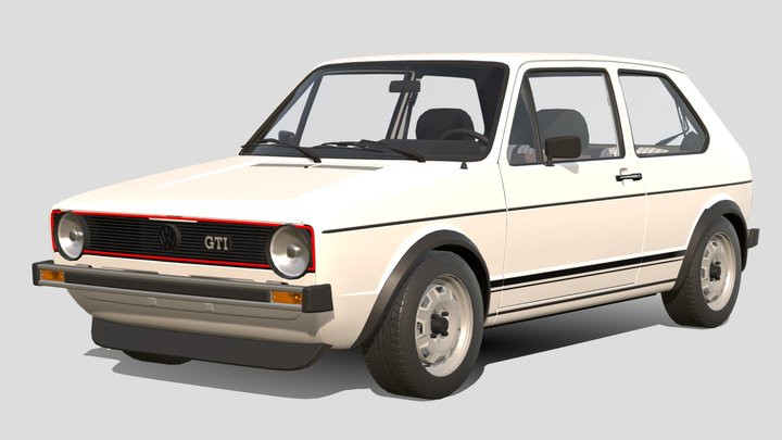 1976 Volkswagen Golf GTI – Modèle 3D gratuit STL