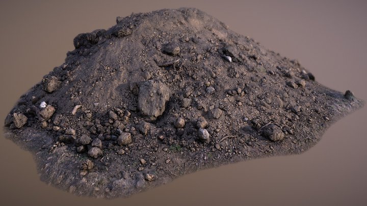 A pile of clay 3D Model