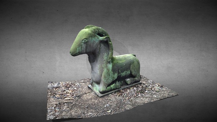 Stone Sheep Road to Yu Youding's Tomb 2# 3D Model