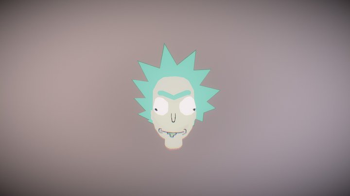 Rick - Rick And Morth - Low Poly 3D 3D Model