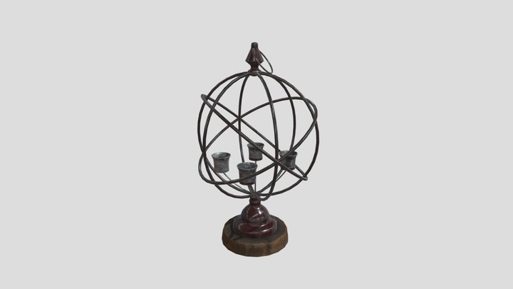 Candle Holder 3D Model