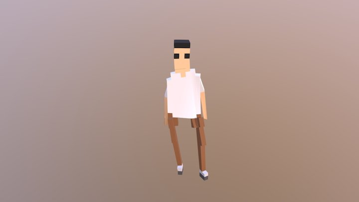 Jump man 3D Model