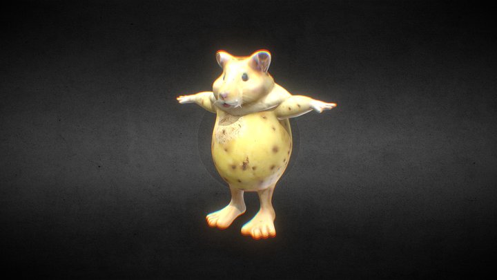 PIPI POTATO 3D model 3D Model