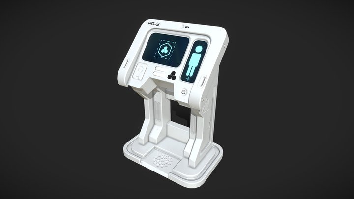 Patient Dock Terminal 3D Model