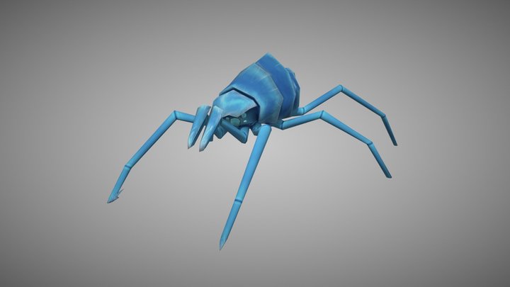 Ice-bug creature (BuggyBugBug) 3D Model