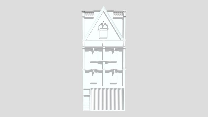 Facade 18 Marshall Street 3D Model