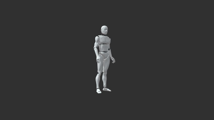 Pushes A Door Or Wall V2 3D Model