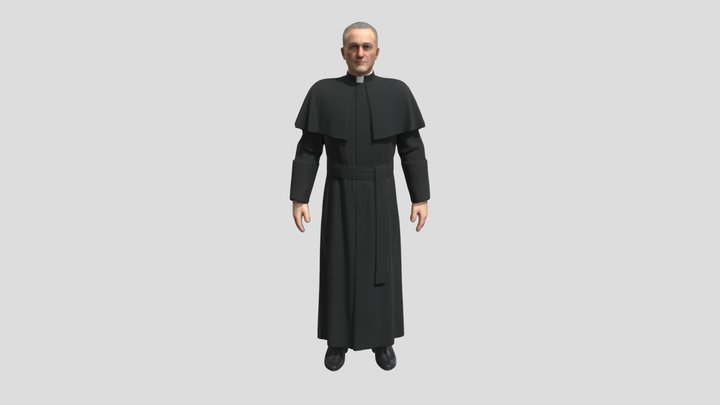 Priest 3D Model