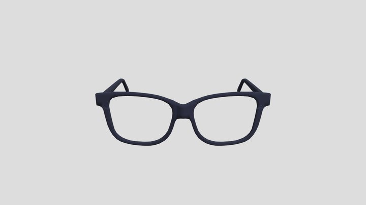 Black Glasses 3D Model