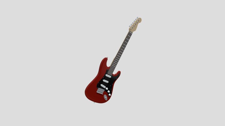 Electric guitar HP 3D Model