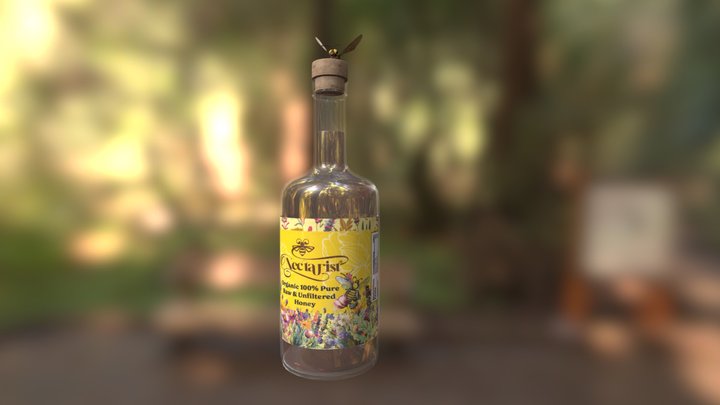 Nectarist Organic 100% Pure Raw Honey 3D Model