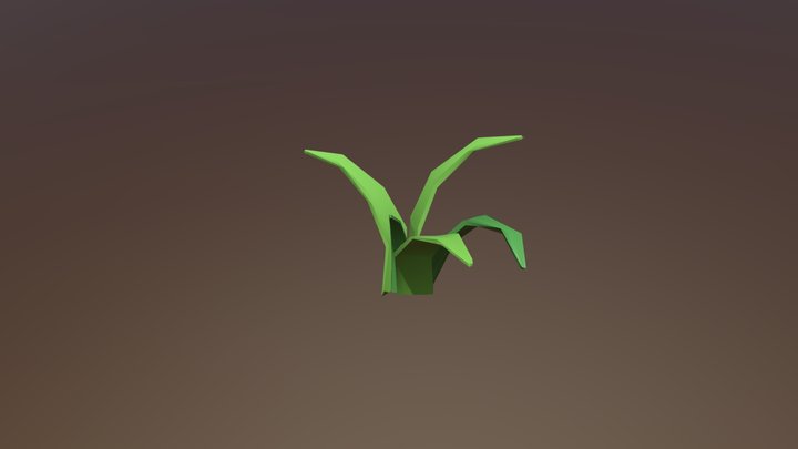 Grass Low poly 3D Model