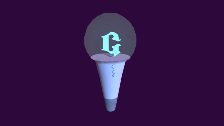GFriend Lightstick 3D Model