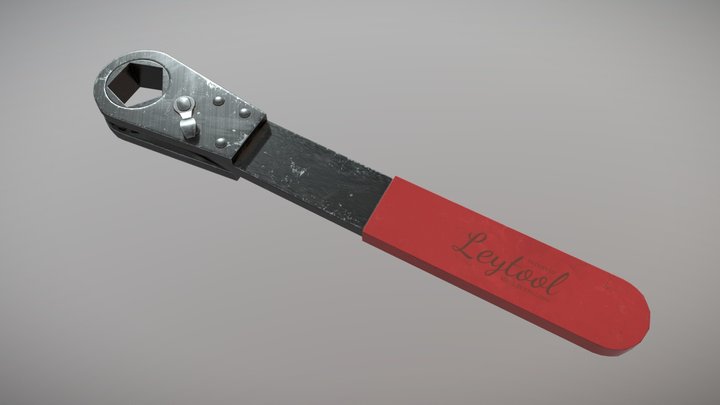 Leytool ratchet spanner 3D Model
