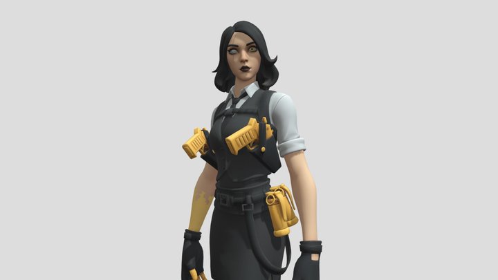 Marigold-fortnite-skin 3D Model