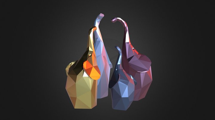 ELEPHANT LOWPOLY