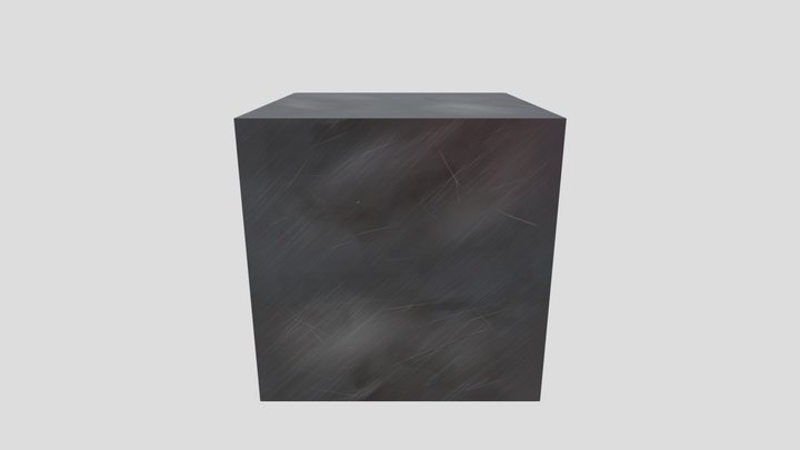 Metal Cube 3D Model