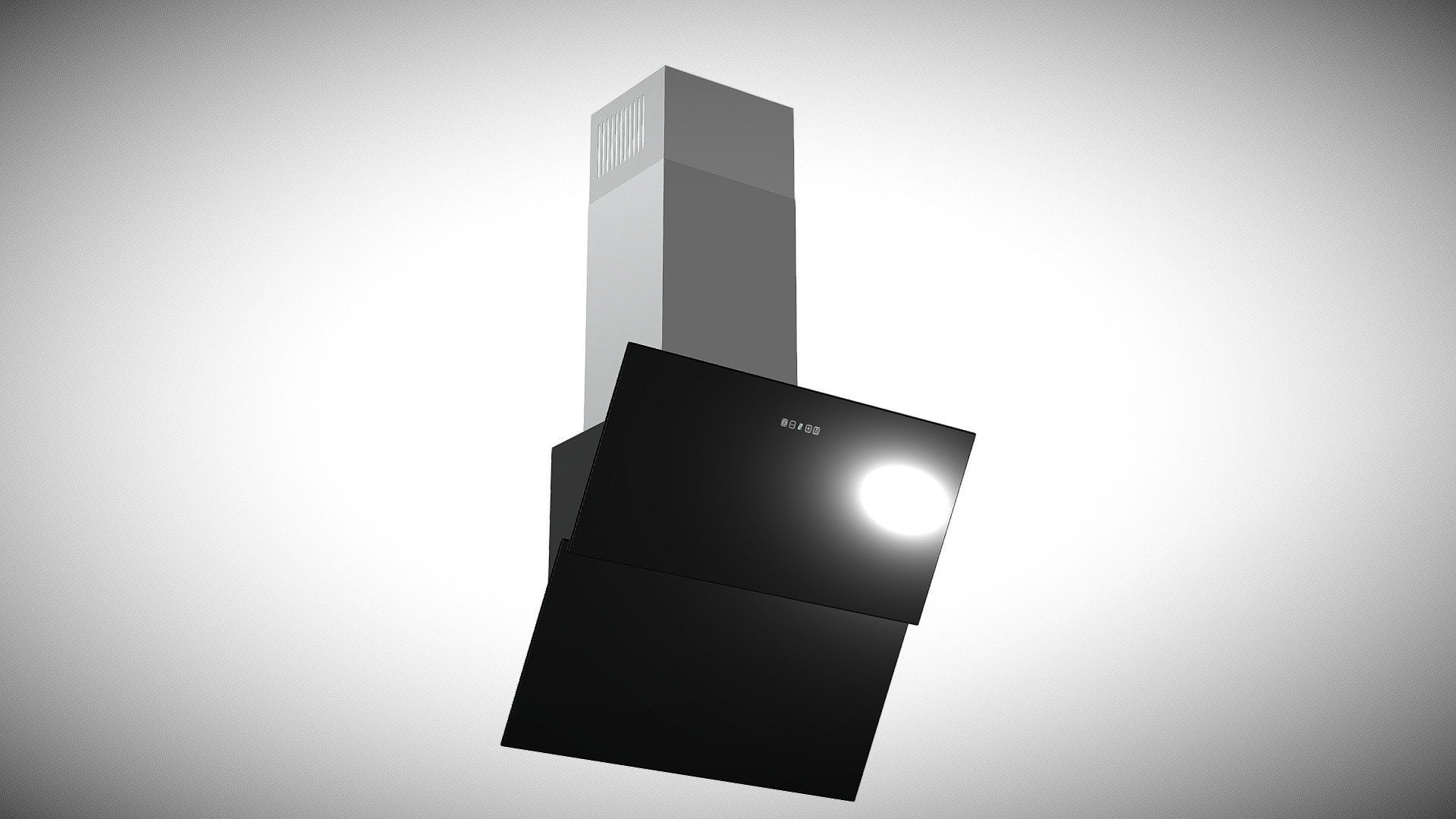 Kitchen Hood Model 3D fbx