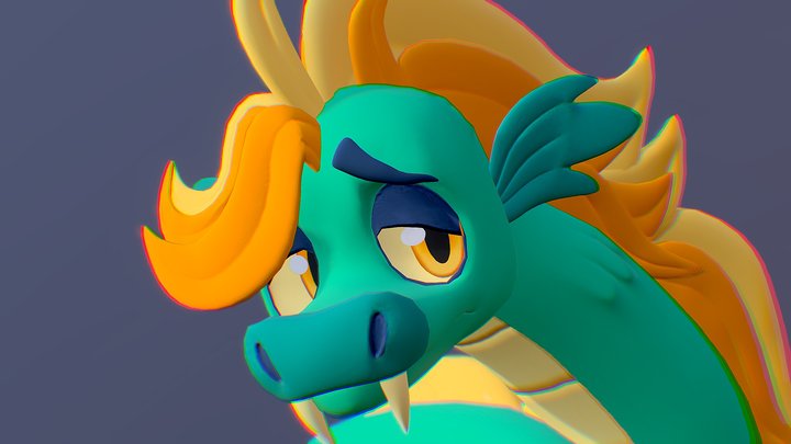 Finley Sea Serpent - Indigo Park 3D Model