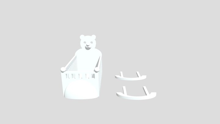 Bear Crib 3D Model