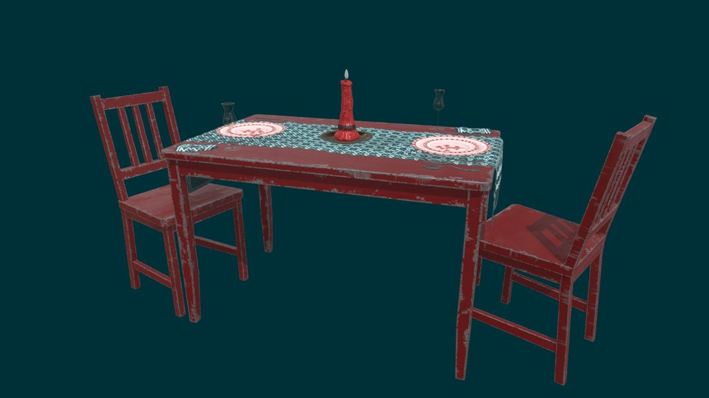 Kitchen Table Scene