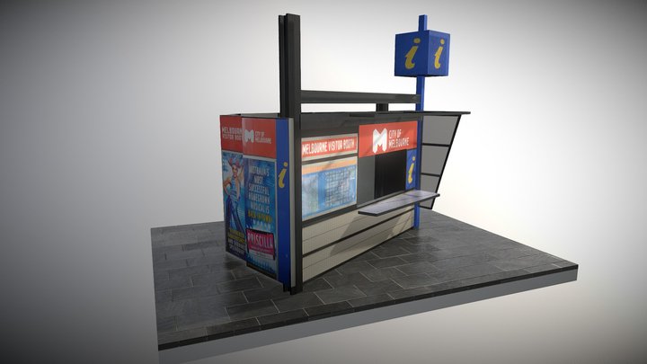 Kiosk 3D Model