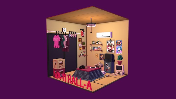 Jill's room 3D Model