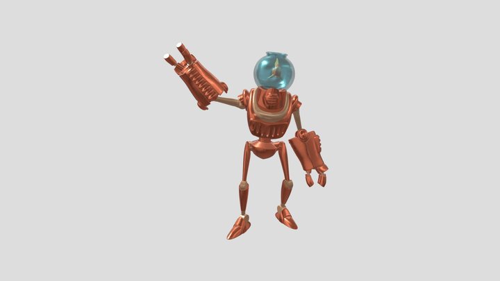 Goldfish Robot 3D Model