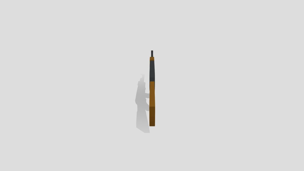 AK47 low poly 3D model