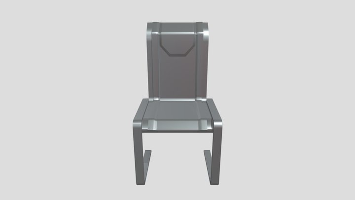 Doom Chair - Maya model 3D Model