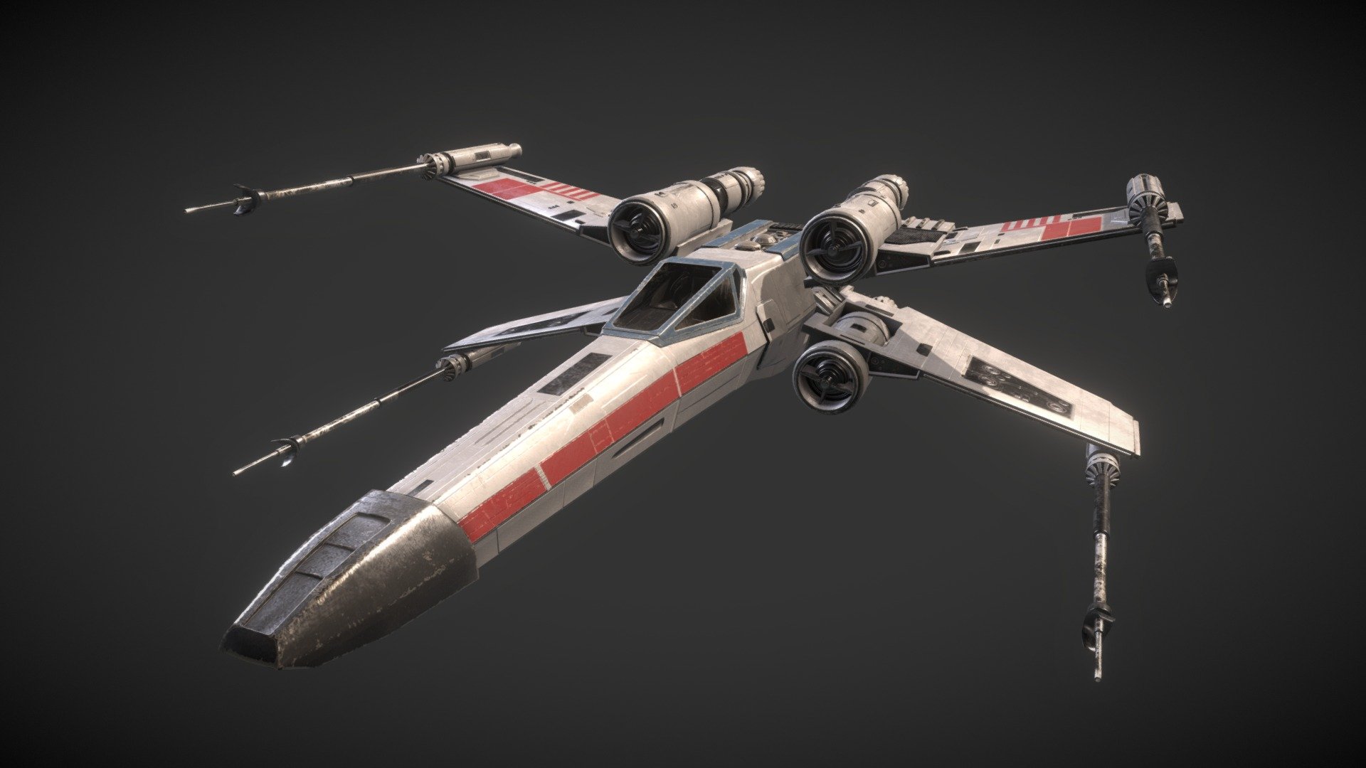 X Wing SB - 3D model by lanthanum [c36a06d] - Sketchfab