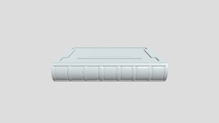 3D modeled closed book – Free 3D Model STL