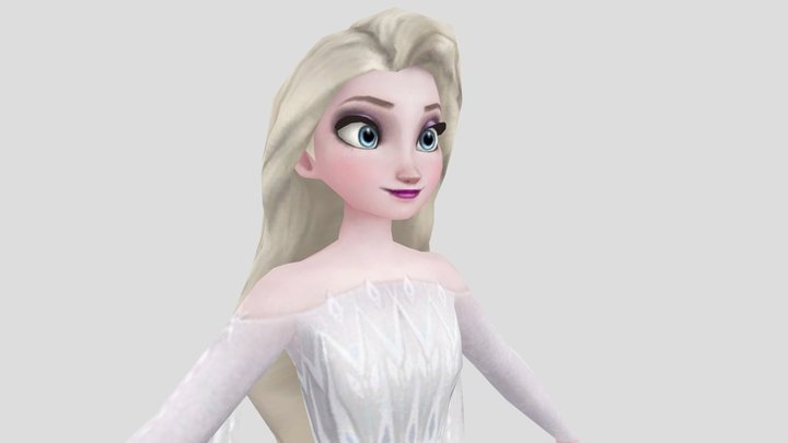 Spirit Elsa 3D Model