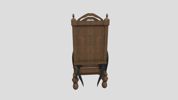 Royal Chair_obj 3D Model