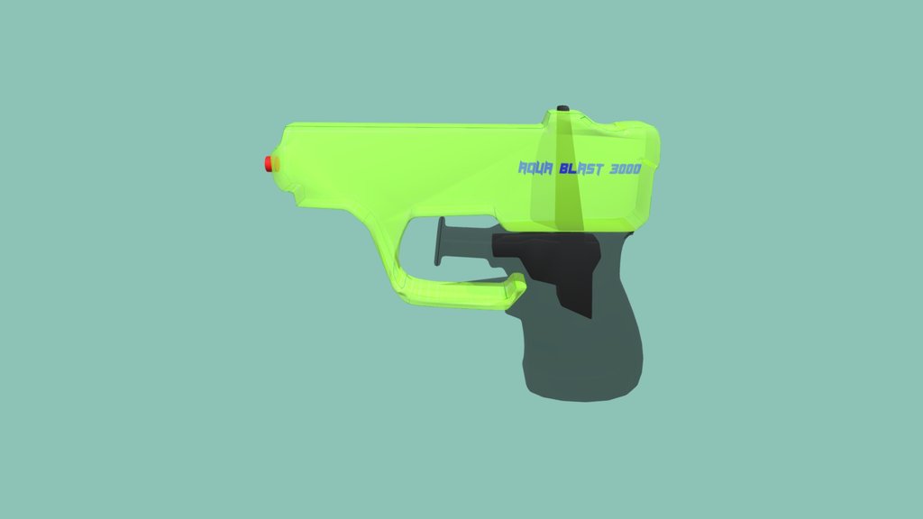 Modelado - Mapas UVW - Abraham (Water pistol)