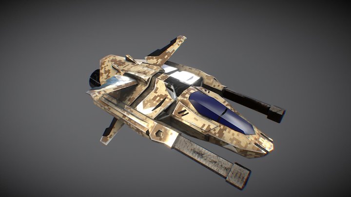 Spacecraft 002 3D Model