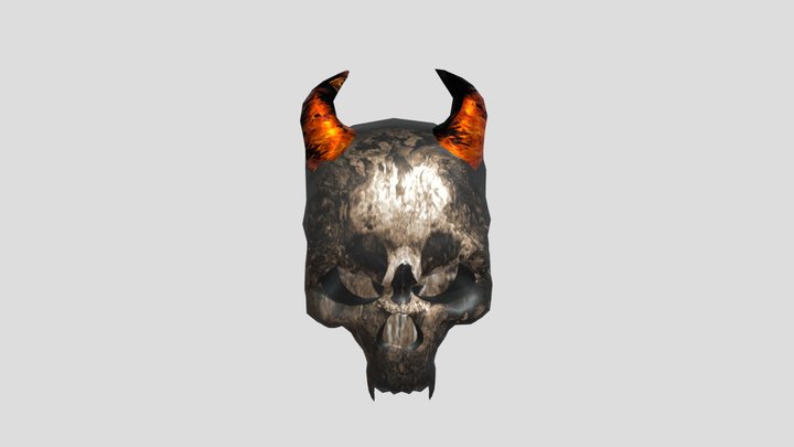 Skull Helmet 3D Model
