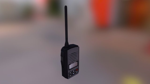 Walkie Talkie Radio 3D Model