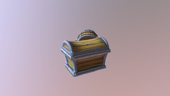 Treasure Chest 3D Model