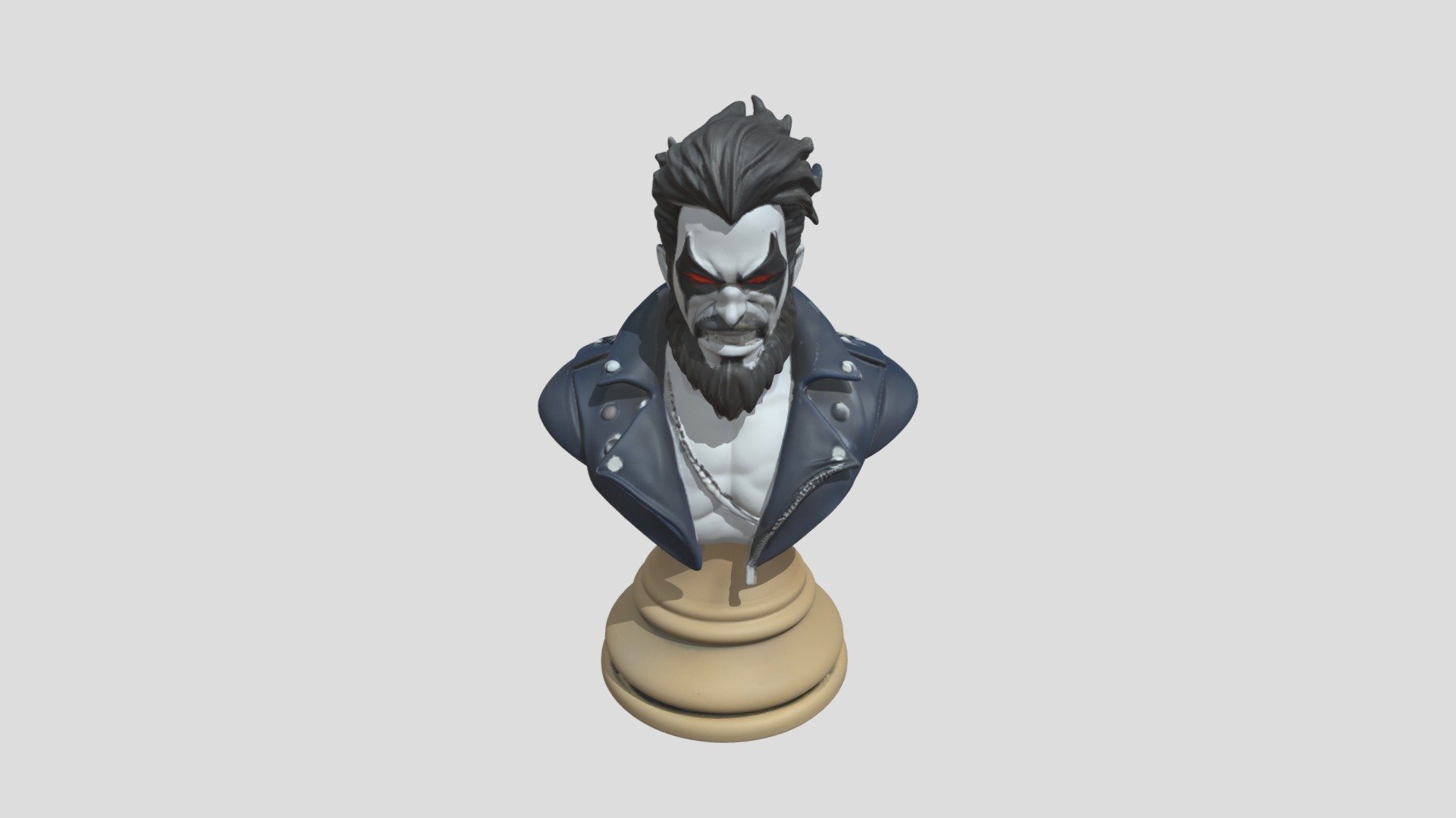 Lobo Bust - DC Comics Figures by CalebTimoteo | Download free STL model ...