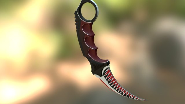 Knife Kerambit Viola / Виола 3D Model