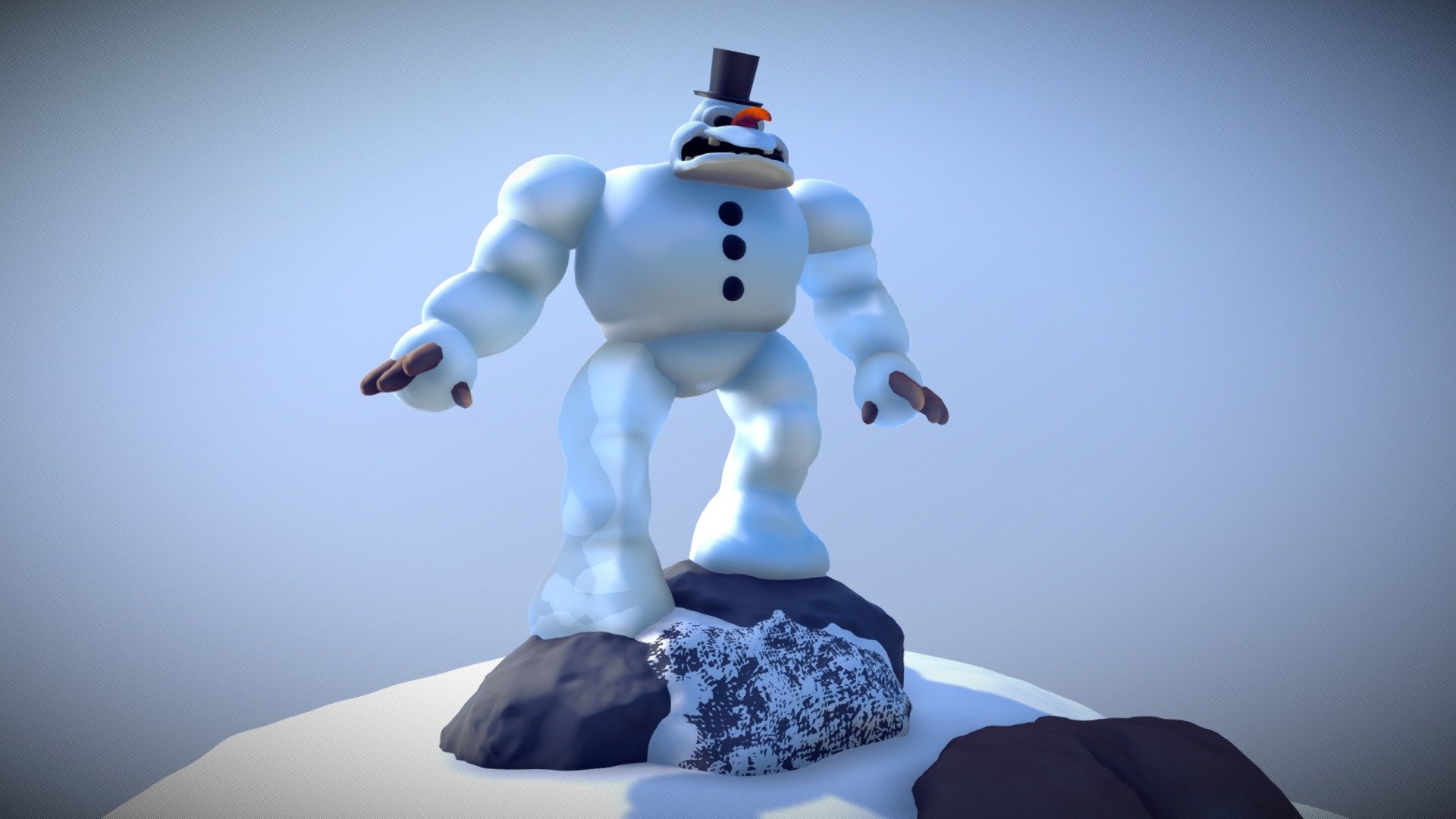 Bad Mr. Frosty - Clay Fighters - Download Free 3D model by Jacob ...