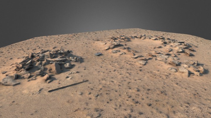 Stone. Circle at Wadi el-Hudi Site 52 3D Model