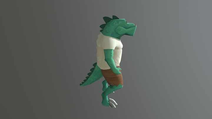 Rexin the Dinosaur 3D Model