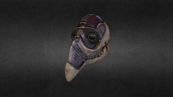 "Barnaby Thistle" Mask 3D Model