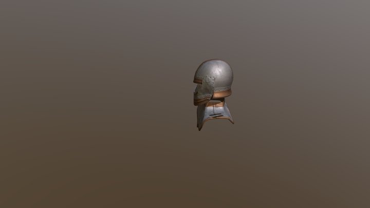 Gorget and Helmet 3D Model
